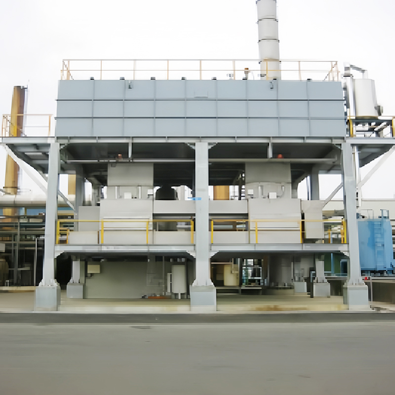 How does the RTOS regenerative incineration system enhance the overall aesthetics of industrial facilities through its unique design?